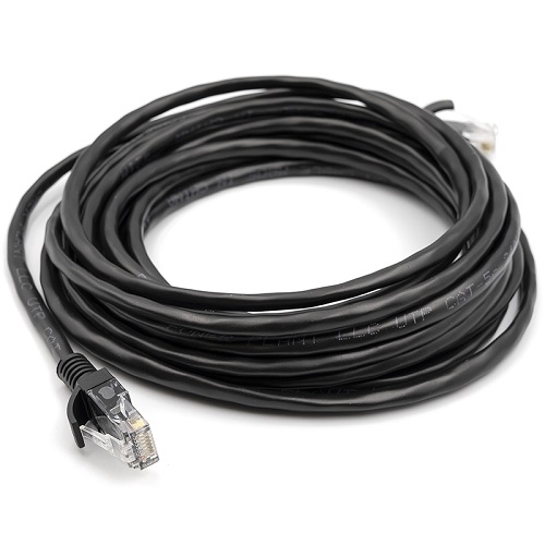 Kabelis Cat5E UTP, 5m, juodas