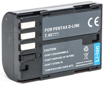 Pentax, baterija D-Li90