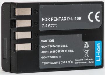 Pentax, baterija D-Li109