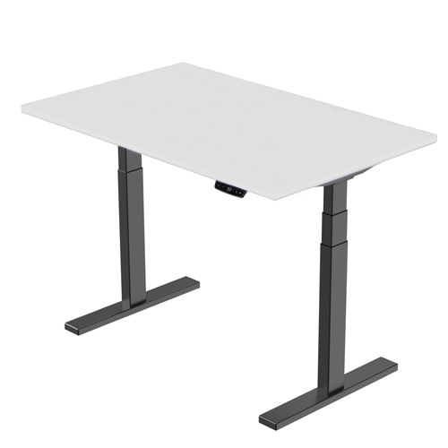 Profesionalus reguliuojamo aukščio stalas, 139cm x 68cm, baltas
