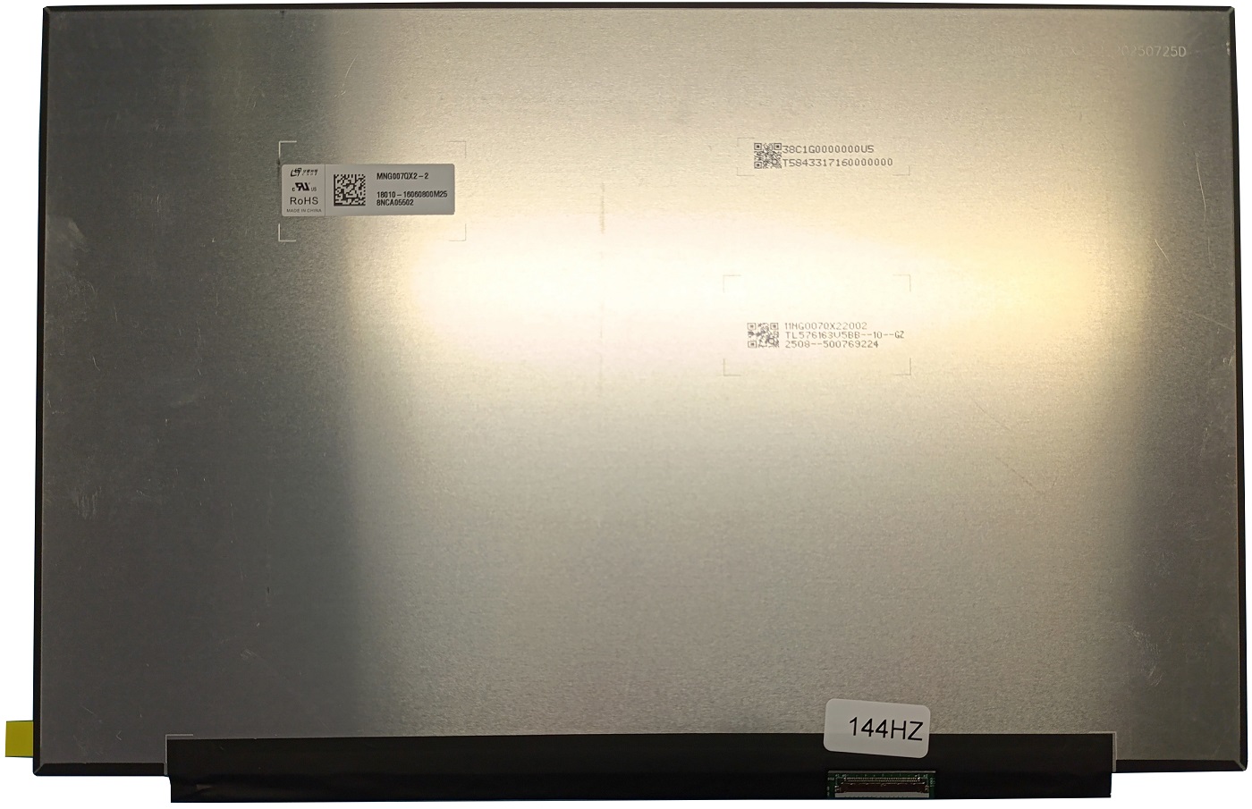 LCD Screen 16.0" 1920x1200 WUXGA, 144Hz, WLED, matte, 40pin (right), A+