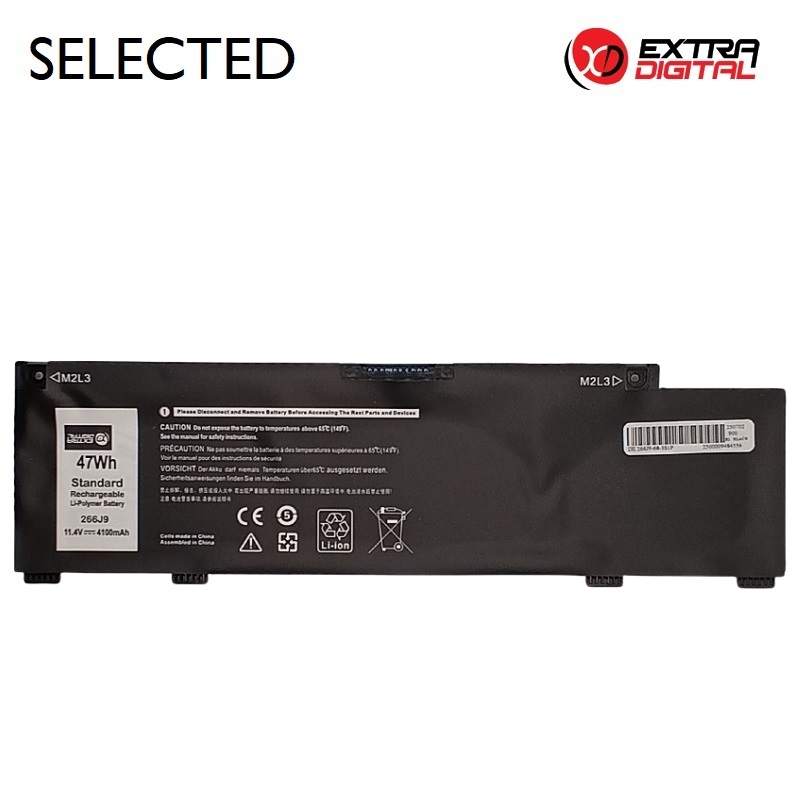 Notebook Battery, DELL 266J9, 4100mAh, Extra Digital Selected